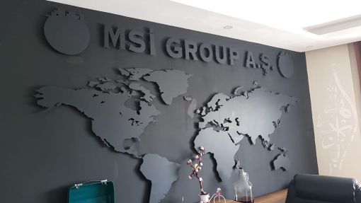  msi group a.ş, duvar sanatı açık dünya haritası