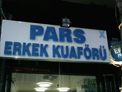  kuaför tabelası köpük harf